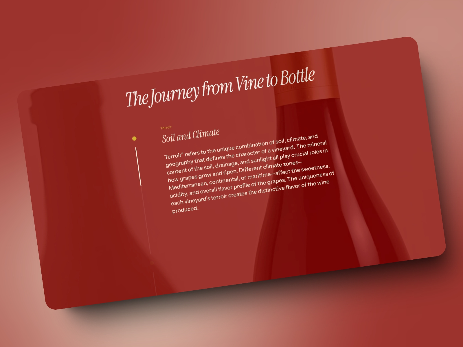 Crimson Wine Framer template preview 4