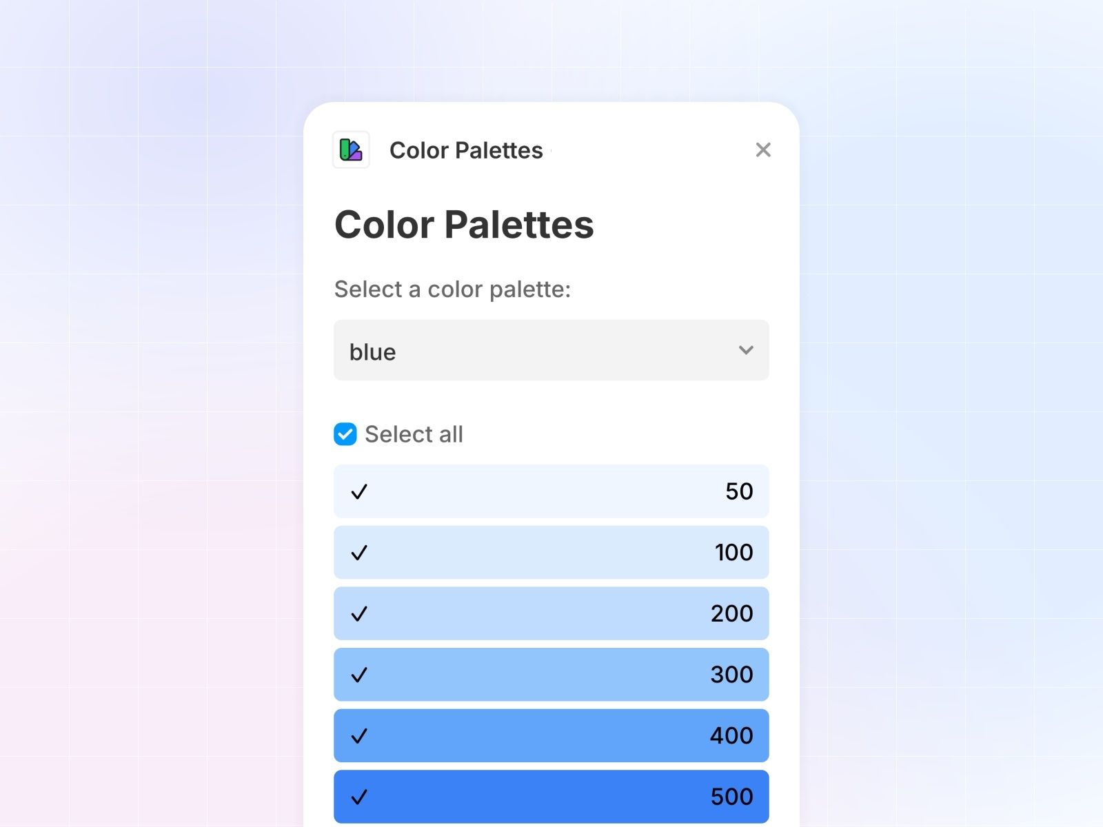 Color Palettes